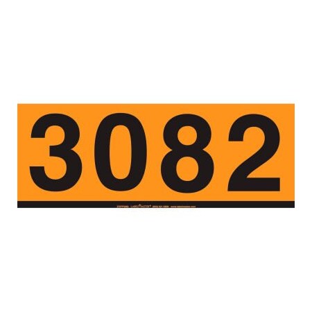 American Labelmark Co LabelMaster ZOPP3082 UN3082 Orange Panel, Permanent Vinyl, 25/Pack ZOPP3082